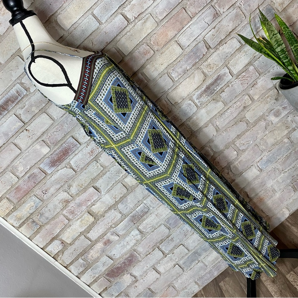 Easel Patchwork Print Sleeveless Cami Jumpsuit - image 6